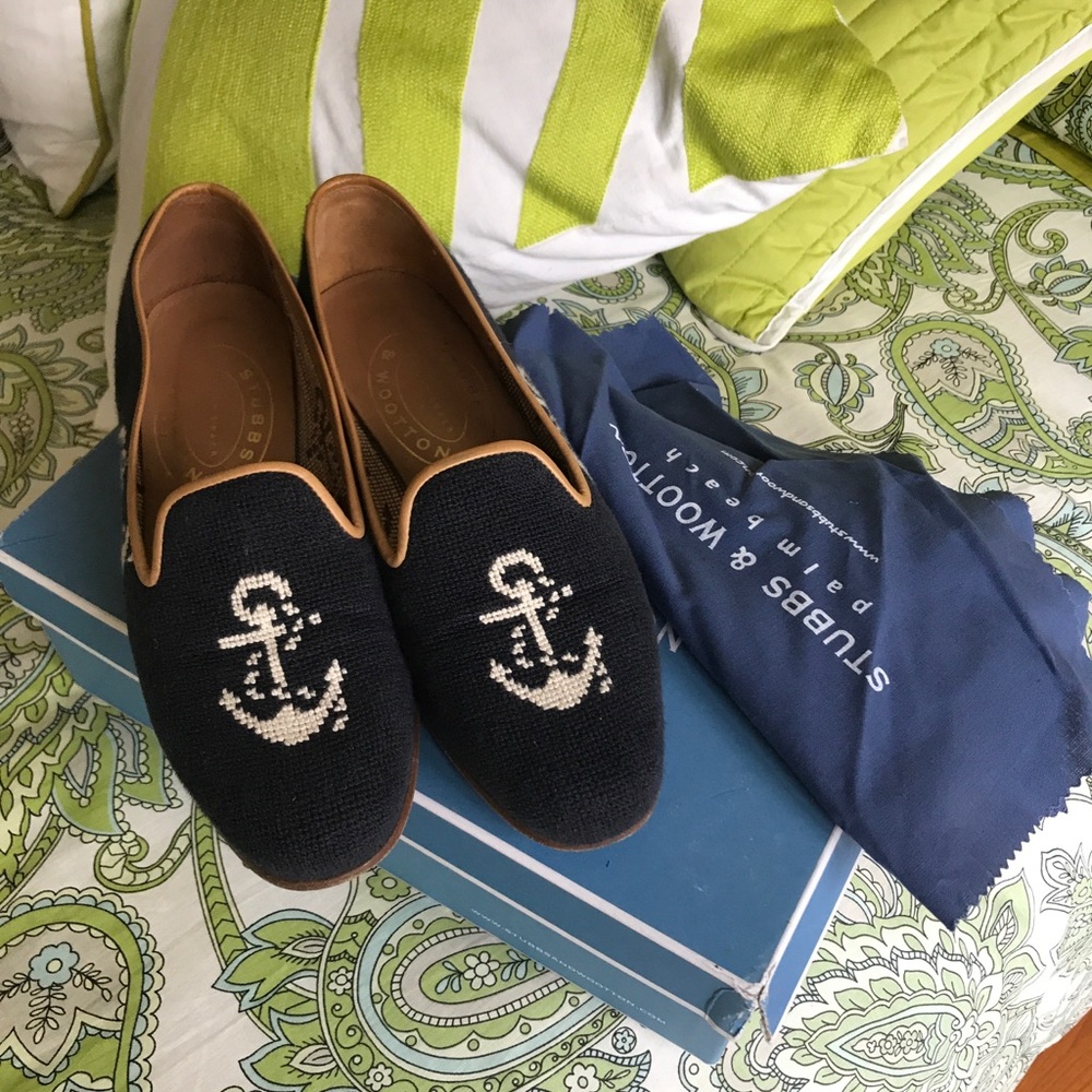 Stubbs & Wootton Anchor Loafers
